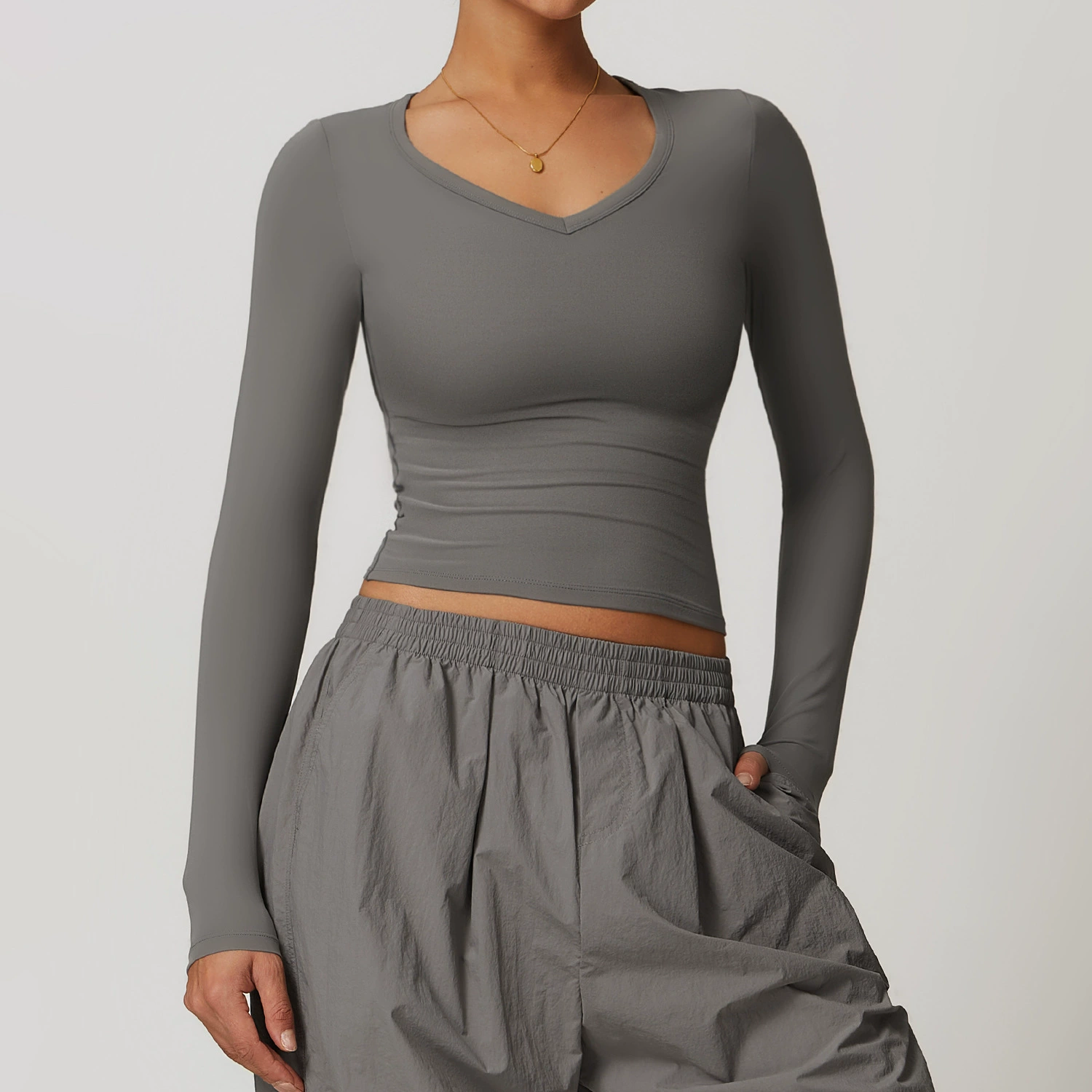Wholesale Yoga Apparel Long Sleeve - Image 7