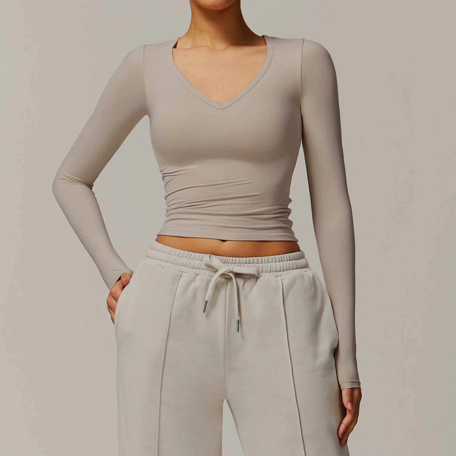 Wholesale Yoga Apparel Long Sleeve - Image 3