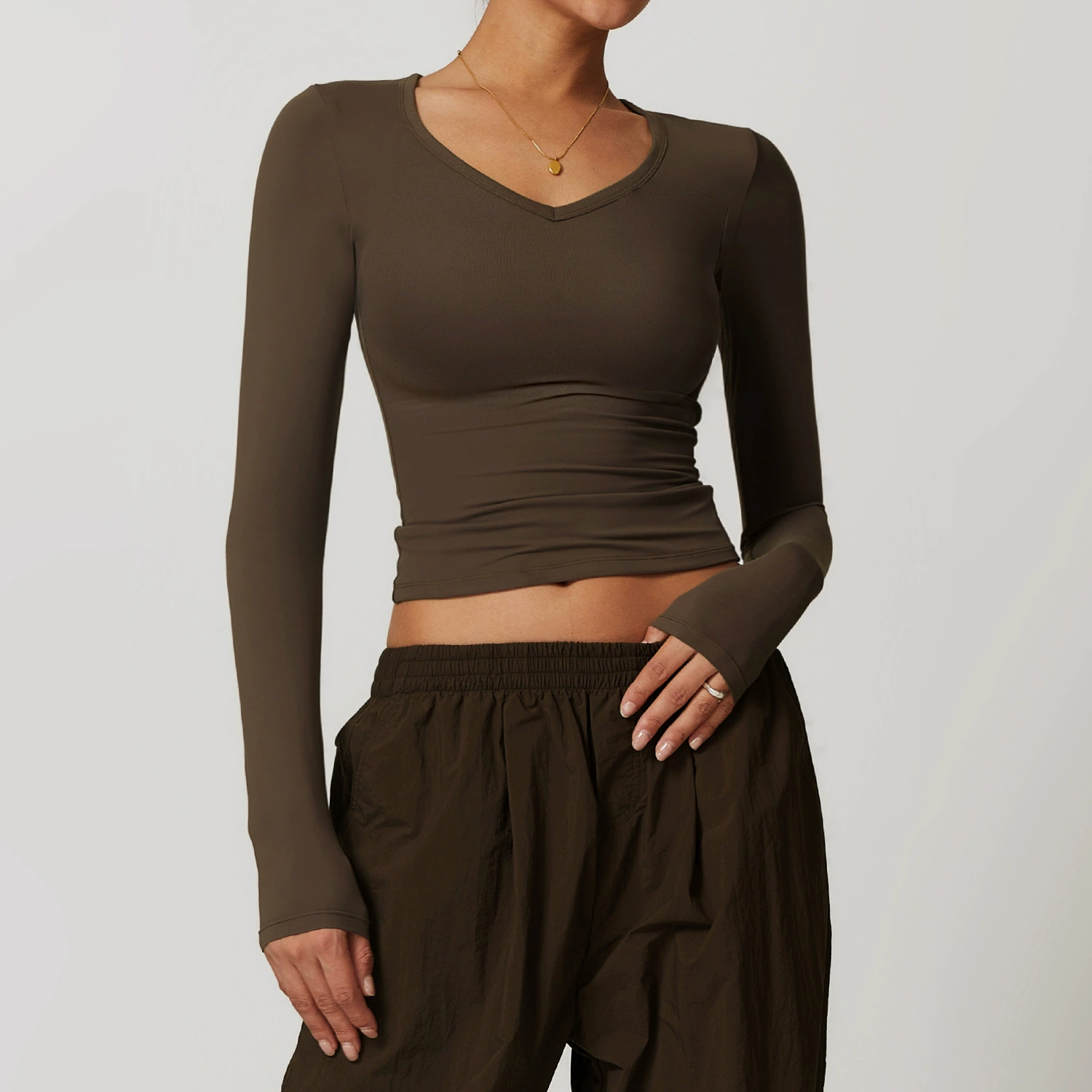 Wholesale Yoga Apparel Long Sleeve - Image 4