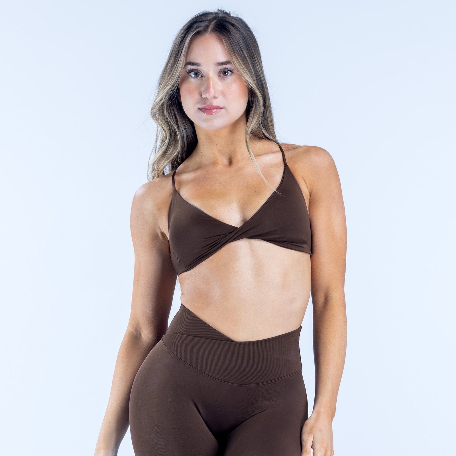 Wholesale Seamless Vision Twist Front Sports Bra (V4182-WX) - Image 11